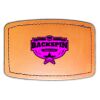 Faux Leather Engravable Patch - Curved Rectangle Thumbnail