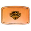 Faux Leather Engravable Patch - Curved Rectangle Thumbnail