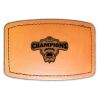 Faux Leather Engravable Patch - Curved Rectangle Thumbnail