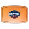 Faux Leather Engravable Patch - Curved Rectangle Thumbnail