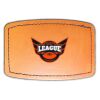 Faux Leather Engravable Patch - Curved Rectangle Thumbnail