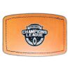 Faux Leather Engravable Patch - Curved Rectangle Thumbnail