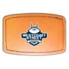 Faux Leather Engravable Patch - Curved Rectangle Thumbnail