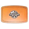 Faux Leather Engravable Patch - Curved Rectangle Thumbnail
