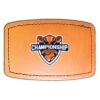 Faux Leather Engravable Patch - Curved Rectangle Thumbnail