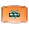 Faux Leather Engravable Patch - Curved Rectangle Thumbnail