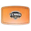 Faux Leather Engravable Patch - Curved Rectangle Thumbnail