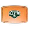 Faux Leather Engravable Patch - Curved Rectangle Thumbnail