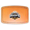 Faux Leather Engravable Patch - Curved Rectangle Thumbnail