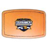 Faux Leather Engravable Patch - Curved Rectangle Thumbnail