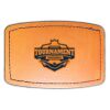 Faux Leather Engravable Patch - Curved Rectangle Thumbnail