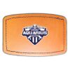 Faux Leather Engravable Patch - Curved Rectangle Thumbnail