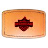 Faux Leather Engravable Patch - Curved Rectangle Thumbnail