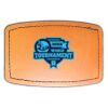 Faux Leather Engravable Patch - Curved Rectangle Thumbnail