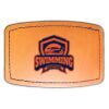 Faux Leather Engravable Patch - Curved Rectangle Thumbnail