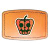 Faux Leather Engravable Patch - Curved Rectangle Thumbnail