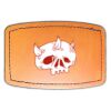 Faux Leather Engravable Patch - Curved Rectangle Thumbnail