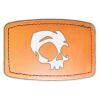 Faux Leather Engravable Patch - Curved Rectangle Thumbnail