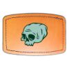 Faux Leather Engravable Patch - Curved Rectangle Thumbnail