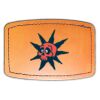 Faux Leather Engravable Patch - Curved Rectangle Thumbnail