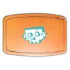 Faux Leather Engravable Patch - Curved Rectangle Thumbnail