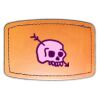 Faux Leather Engravable Patch - Curved Rectangle Thumbnail