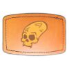 Faux Leather Engravable Patch - Curved Rectangle Thumbnail
