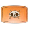 Faux Leather Engravable Patch - Curved Rectangle Thumbnail