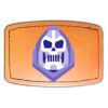 Faux Leather Engravable Patch - Curved Rectangle Thumbnail