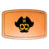 Faux Leather Engravable Patch - Curved Rectangle Thumbnail