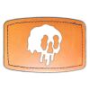 Faux Leather Engravable Patch - Curved Rectangle Thumbnail