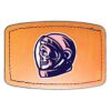 Faux Leather Engravable Patch - Curved Rectangle Thumbnail