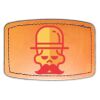 Faux Leather Engravable Patch - Curved Rectangle Thumbnail