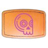 Faux Leather Engravable Patch - Curved Rectangle Thumbnail