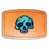 Faux Leather Engravable Patch - Curved Rectangle Thumbnail