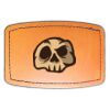 Faux Leather Engravable Patch - Curved Rectangle Thumbnail