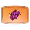 Faux Leather Engravable Patch - Curved Rectangle Thumbnail