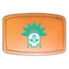 Faux Leather Engravable Patch - Curved Rectangle Thumbnail
