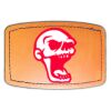 Faux Leather Engravable Patch - Curved Rectangle Thumbnail