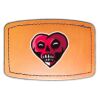 Faux Leather Engravable Patch - Curved Rectangle Thumbnail