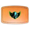 Faux Leather Engravable Patch - Curved Rectangle Thumbnail