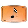 Faux Leather Engravable Patch - Curved Rectangle Thumbnail