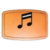 Faux Leather Engravable Patch - Curved Rectangle Thumbnail