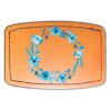 Faux Leather Engravable Patch - Curved Rectangle Thumbnail
