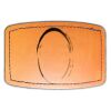 Faux Leather Engravable Patch - Curved Rectangle Thumbnail