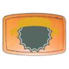 Faux Leather Engravable Patch - Curved Rectangle Thumbnail