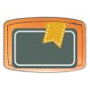 Faux Leather Engravable Patch - Curved Rectangle Thumbnail