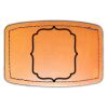 Faux Leather Engravable Patch - Curved Rectangle Thumbnail