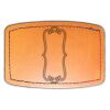Faux Leather Engravable Patch - Curved Rectangle Thumbnail