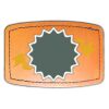 Faux Leather Engravable Patch - Curved Rectangle Thumbnail